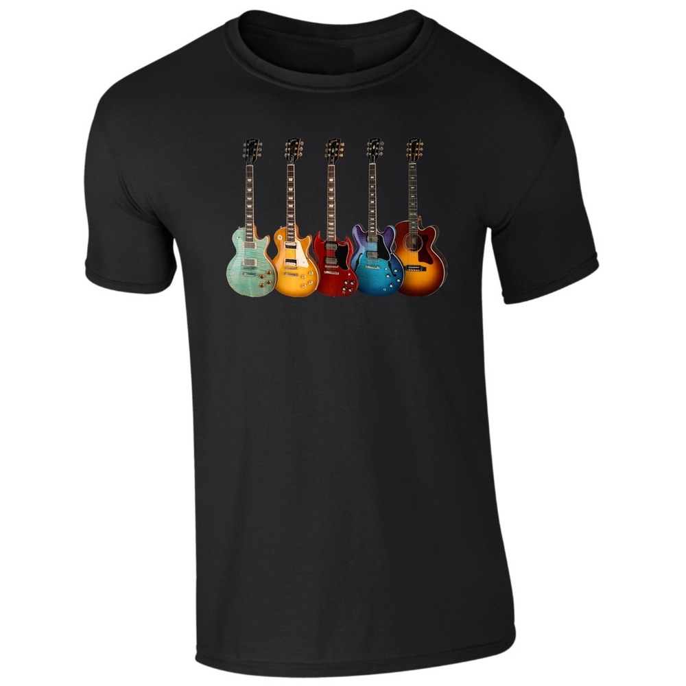 Gibson 5 Classic T Shirt Guitars Les Paul